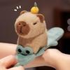 Capybara avec Bracelet en Peluche Orange Accessoire Amusant pour Enfants Bracelet pour Enfants Bracelet Dessin Animé Accessoires Photo