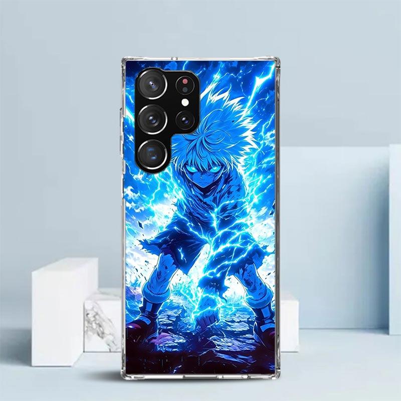 Huner X-Hunters Killua Soft Cover for Samsung Galaxy S25 Edge S26 S24 S23 Ultra Phone Case S22 S21 Plus S20 FE Print Pattern She