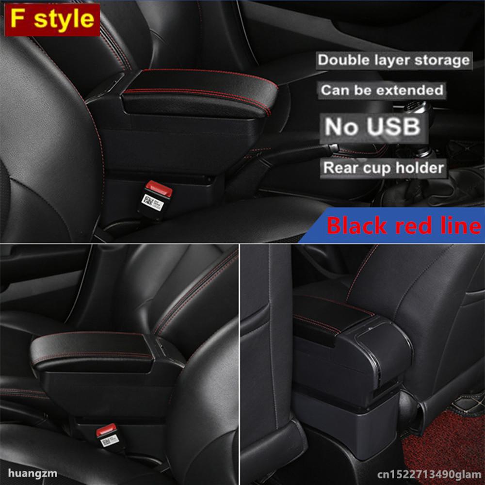 For Toyota Aygo BJ Armrest Box for Citroen C1 Peugeot 107 Armrest Box Store Box Cup Holder  Dedicated Retrofit Car Accessories