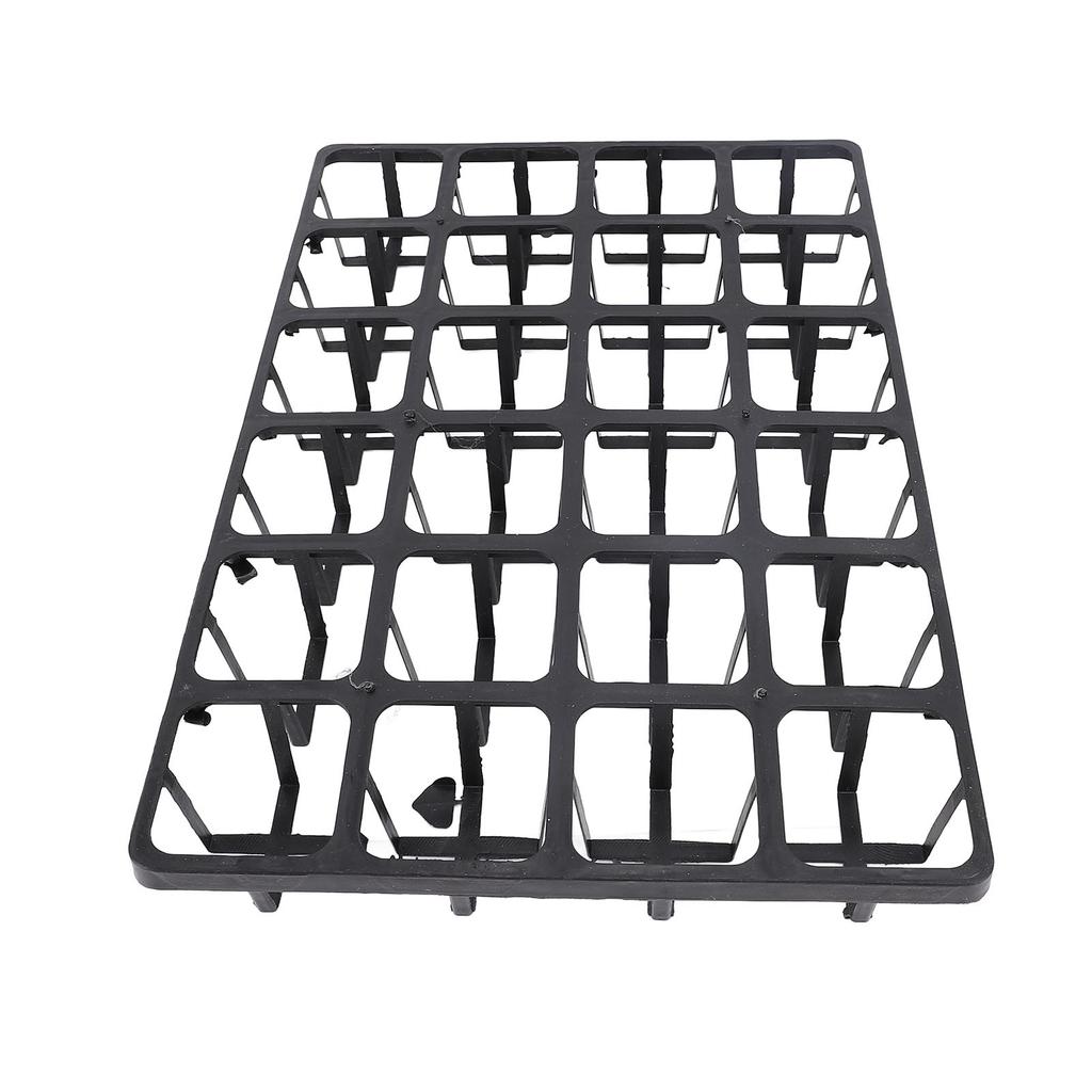 5PCS Nursery Pot Tray with 24 Cells Plant Pot Carrying Tray Plastic 24 Cells Square Flowerpot Carrier Tray for Gardening