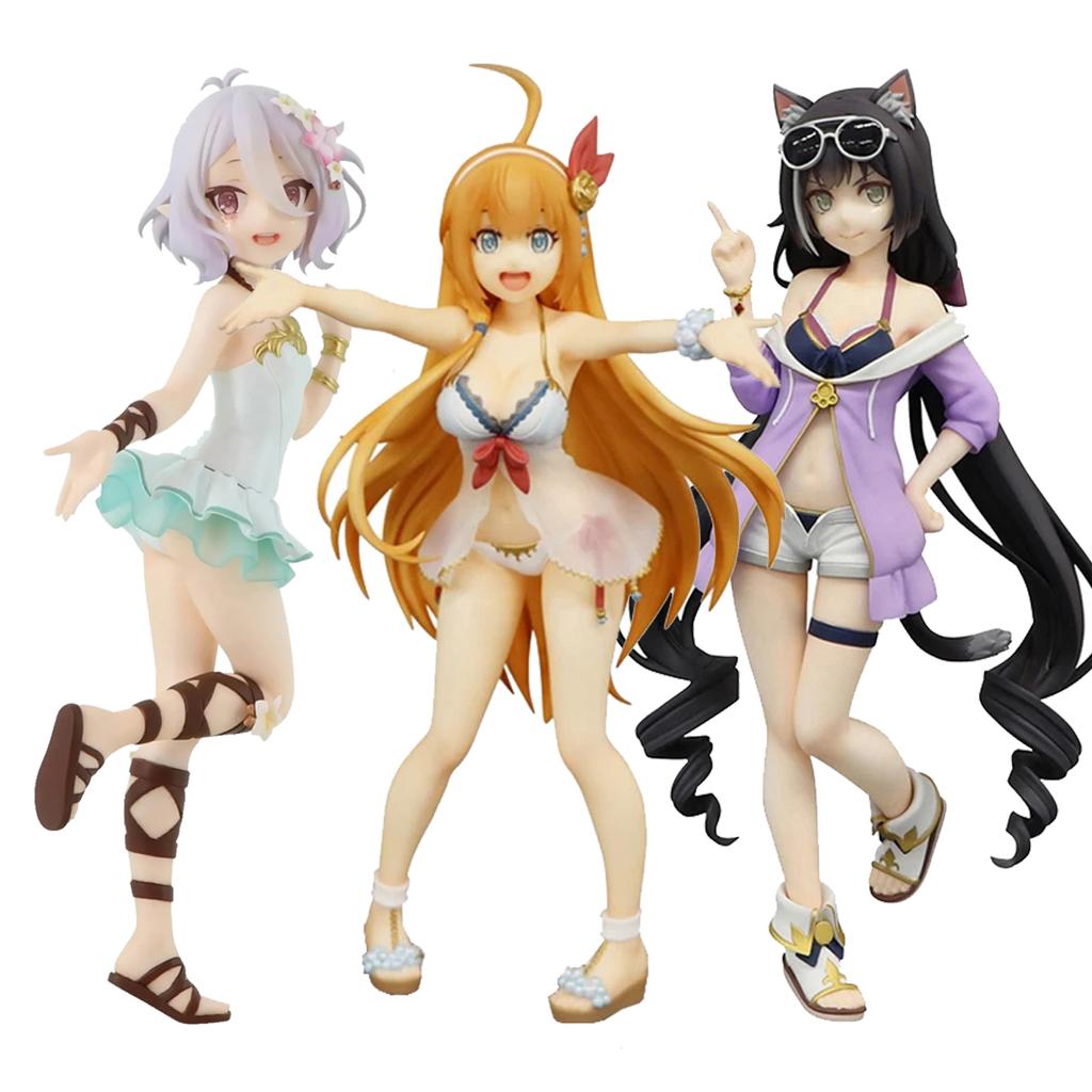 17CM Anime Kokkoro Figure Princess Connect Re:Dive Priconne Natsume Kokoro Swimsuit PVC Action Figure Model Doll Toys