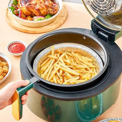 Friggitrice ad aria monouso Carta Microonde Olio Foglio Teglia Vaporiera Tappetino Vassoio per alimenti in alluminio Contenitore Teglia da forno antiaderente Piastra in alluminio
