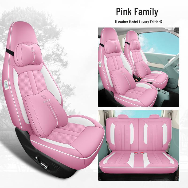 DJGY Lingbao-UNI Special Leather Seat Cushion: Stylish, Sporty, All-Season Cover