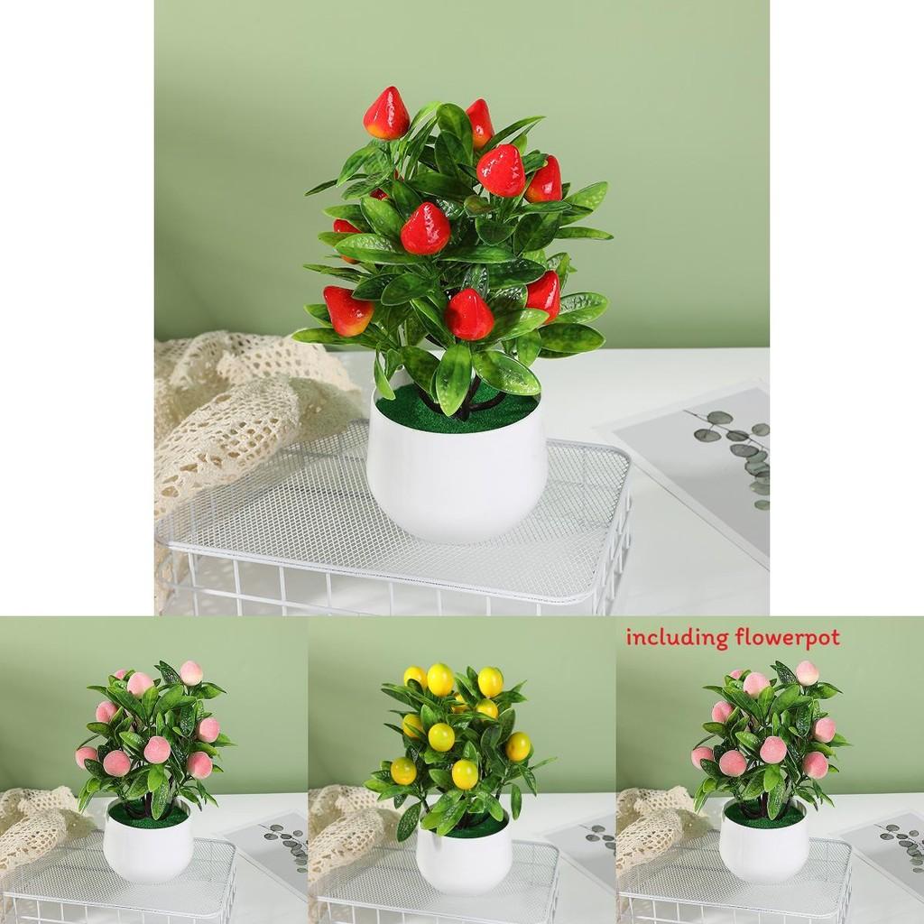 Artificial Plant Decoration With Plastic Craft For Home Office Decor
