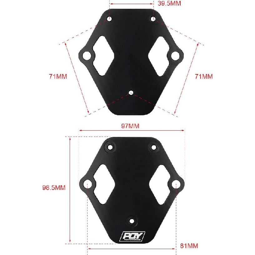 Billet Aluminum Ignition Coil Bracket For MSD Blaster SS 8207 Coil