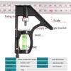 Active Combination Horizontal Carpentry Try Square Corner Ruler Gauging Tool Right Angle Ruler