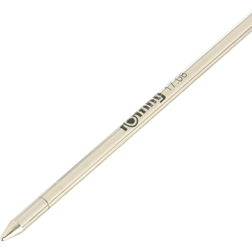 Rotling Refill F Black Ballpoint Pen, Oil Based, Set of 5, S0R074426, Regular Imported