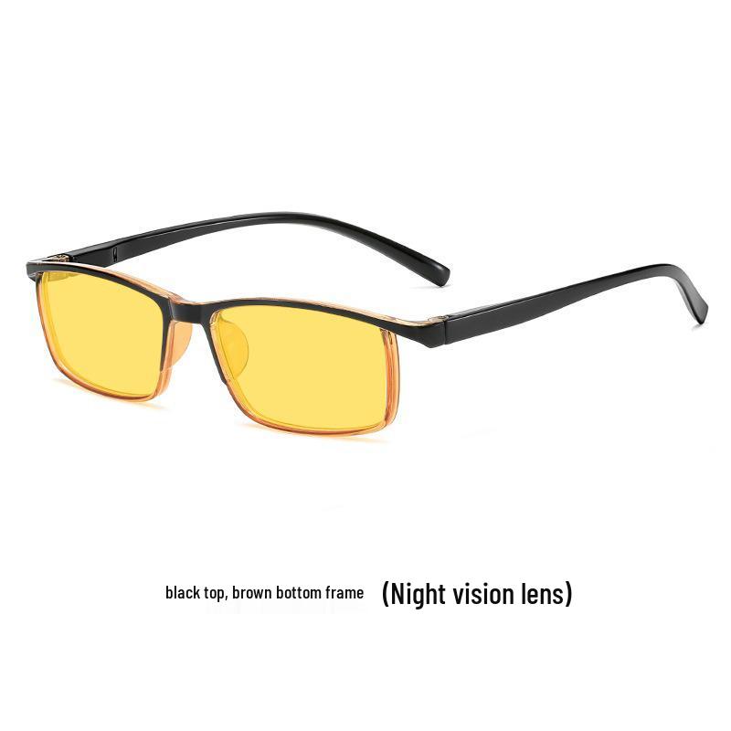 Y023 Ultra-Light Anti-Blue Light Night Vision Sunglasses for Men - Ideal for E-sports, Mobile Viewing, Gaming, and Computer Use