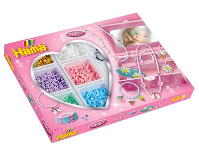Hama Bornelund Malte Haaning Hama Beads Pastel Jewelry Kit for Ages 5 and Up (MH3707)