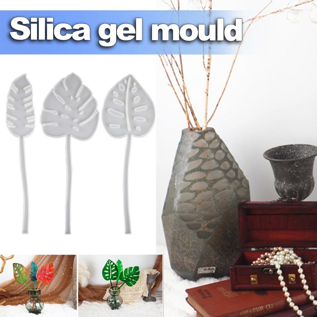 

PDTO 3 шт./компл. силиконовая форма в форме листа черепахи DIY цветочная композиция формы для литья из смолы