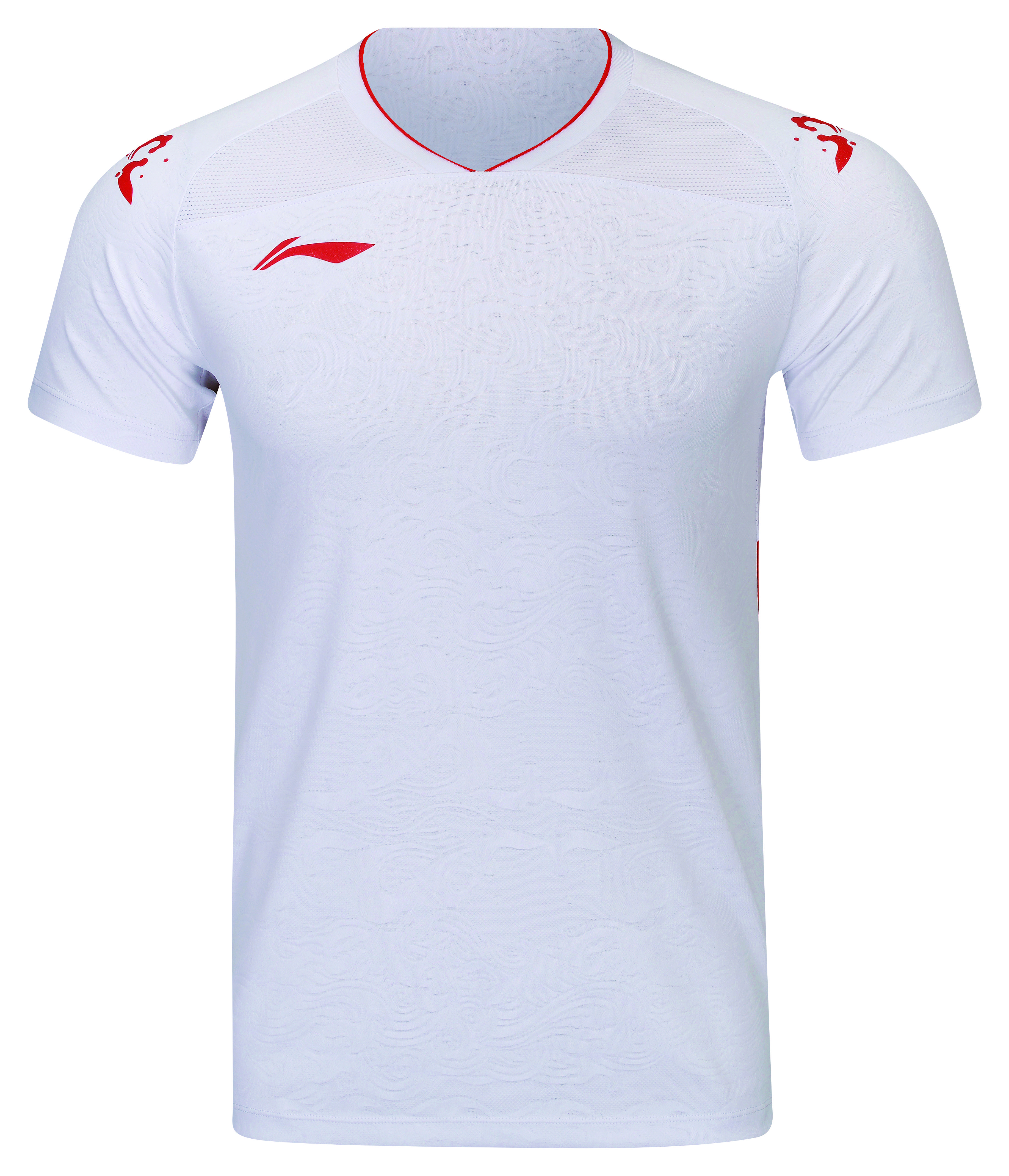 Li Ning Badminton Competition Collection Badminton Jersey Unisex White AAYW037-1 2XL