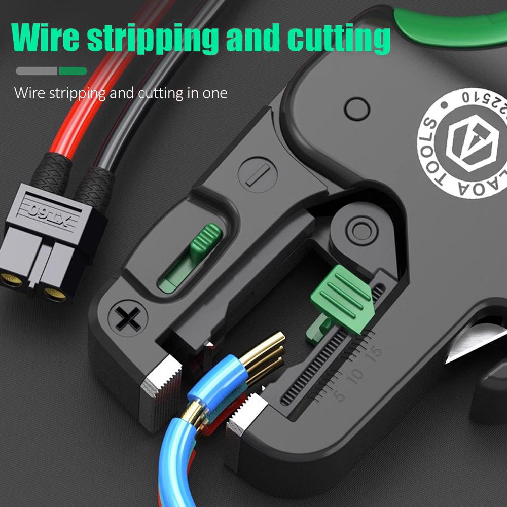 Multifunktionale Schnelle Vollautomatische Abisolierzange Kabelschneider Kneifzange Einstellbare Elektrikerzange