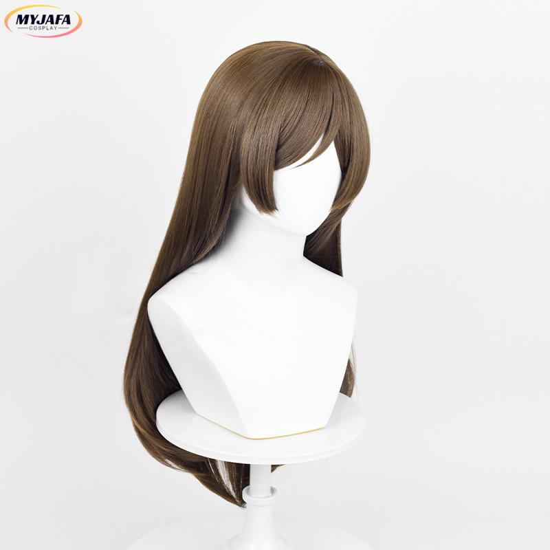 Momozono Nanami Cosplay Wig Anime Long Brown Straight Heat Resistant Synthetic Hair Party Role Play Wigs + Wig Cap