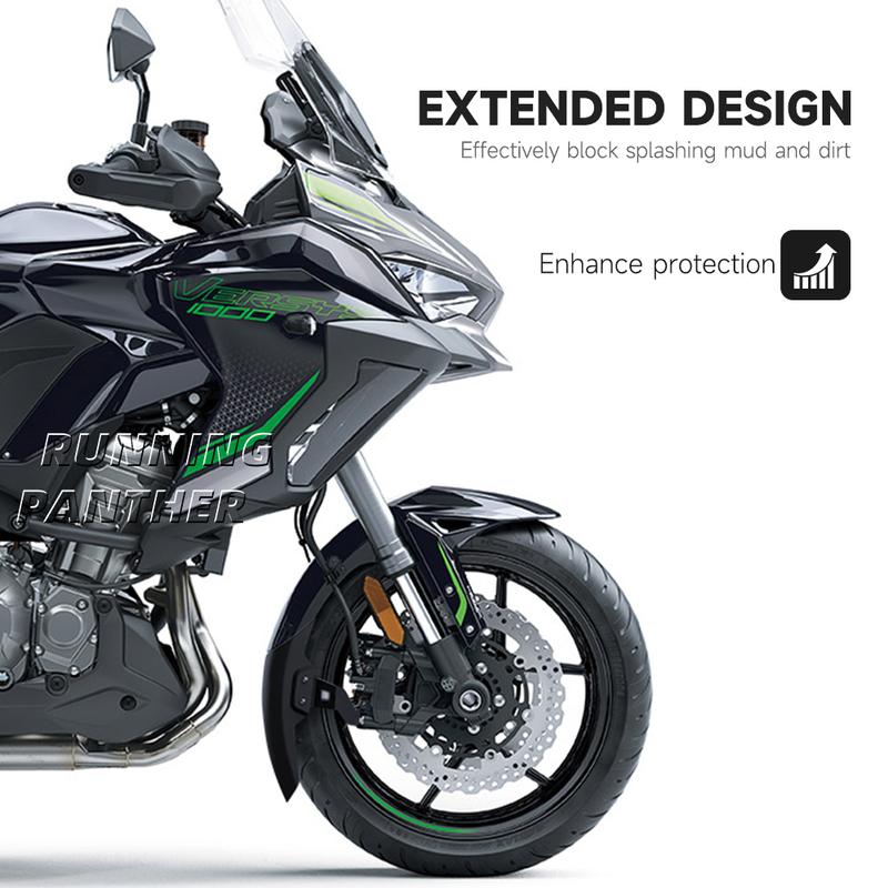 FOR VERSYS Versys 1000 Versys1000 2019-2024 Accessories Fender Extender Splash NEW Front Fender Extensions Motorcycle