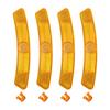 Clip Bicycle Reflectors Front Rear Plastic Reflective
