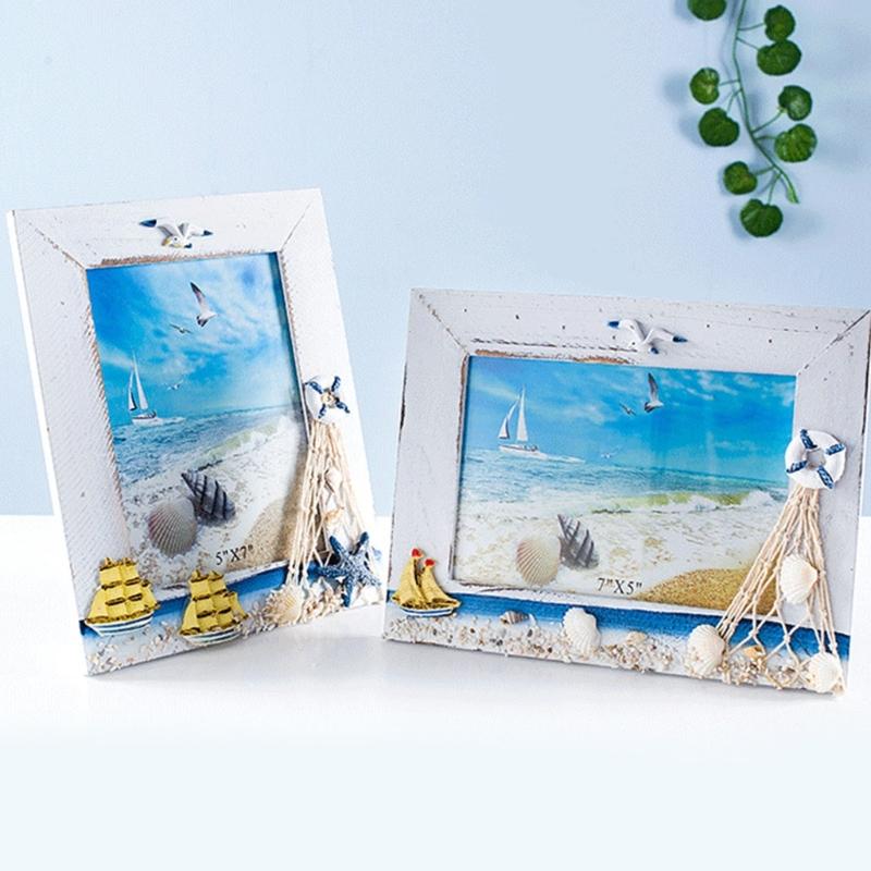 Stilvoller Natur-Themen-Bilderrahmen 6 Zoll Zeigen Sie Ihre Liebe zur Natur und zum Meeresleben auf charmante Weise Bewahren Sie Erinnerungen