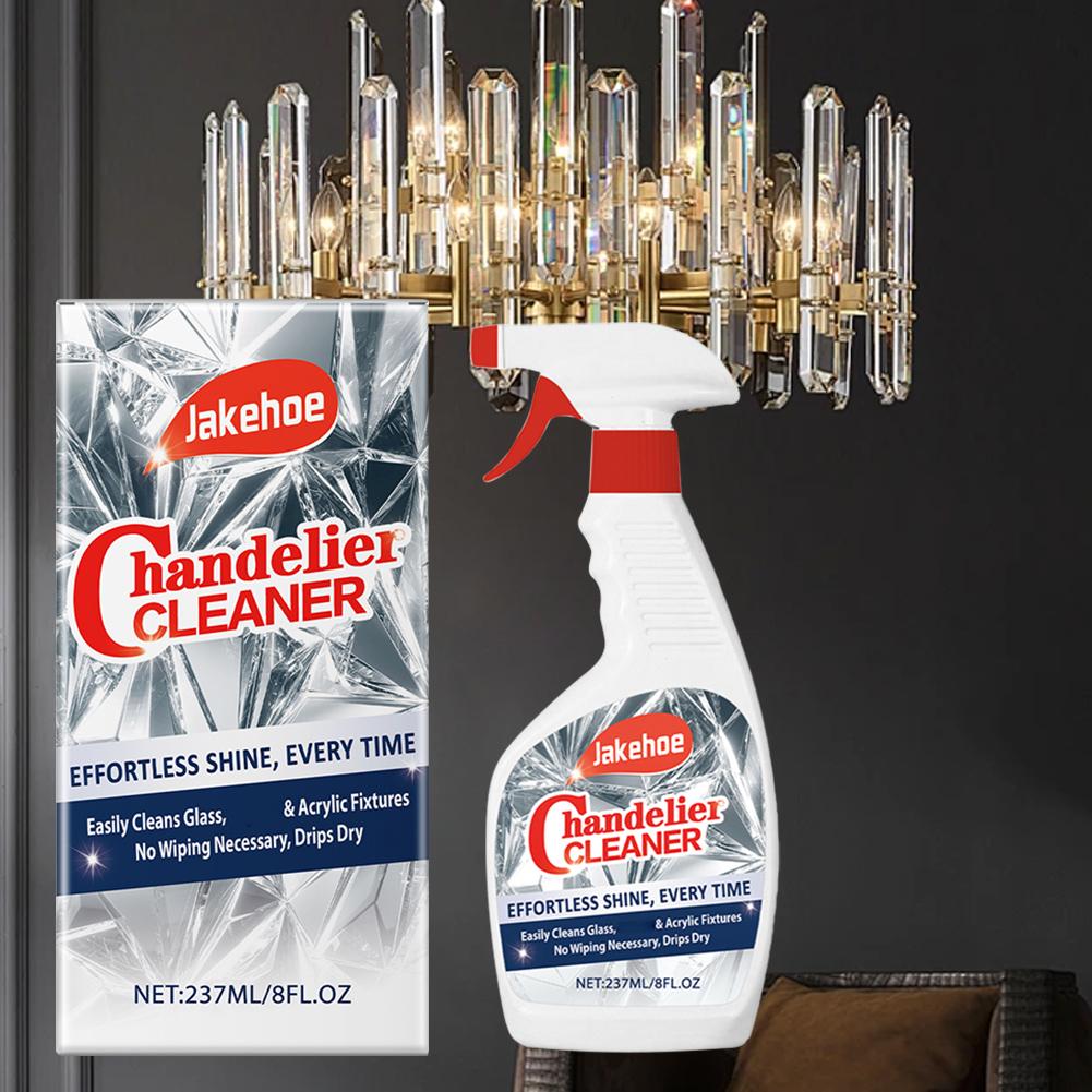 1/2pcs Chandelier Cleaner Drip Dry Spray No Wipe Formula For Effortless Streak Strong Cleaning Power Non-irritating Scent I8R5