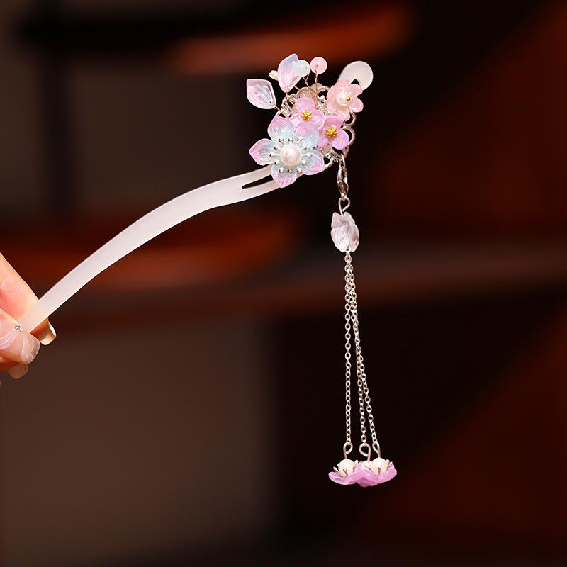 

Ретро корейско-китайская заколка для волос: Элегантный металлический аксессуар Ханфу для женщин