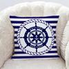 Blue Decorative Pillowcase Living Room Office Decoration Home Pillowcase