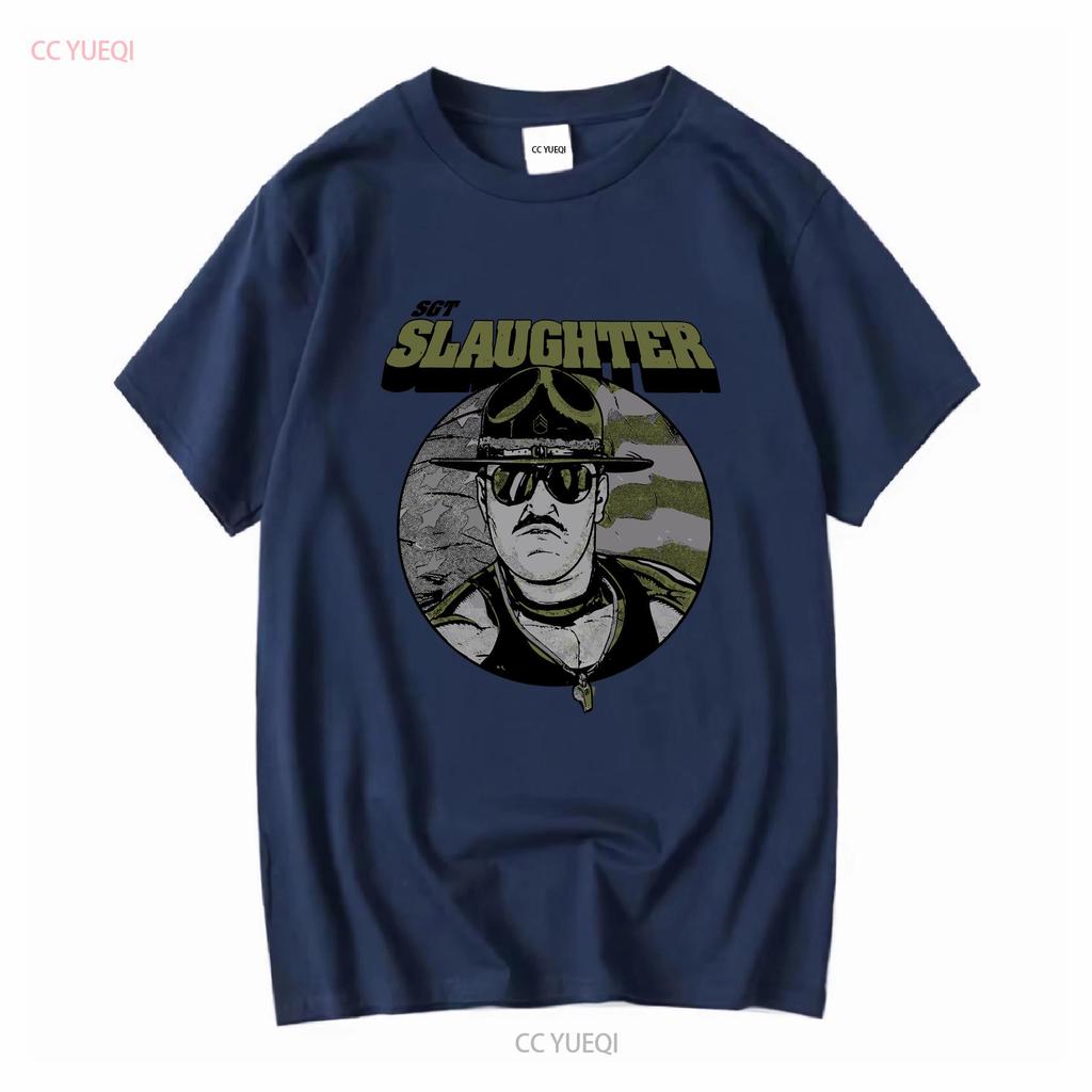 Sgt Slaughter Declare T Shirt S 5XL Vintage Washed Breathable Comfortable Versatile Soft Fashion Slightly Graphic Casual