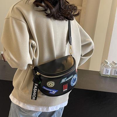 Women's Leather PU Shoulder Bag  Saddle Handbag  Designer Purse  Messenger Bag  Crossbody Bags