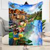 Roblox 379 Blanket Comfortable Perfect for Chair Picnics Seaside All-Season Use Stylish Decor Gifts For Family Or Friends