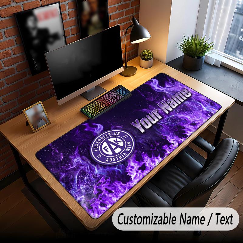Large Mouse Pad Austria Wien FC Print Custom Name Text Desk Mat for Office Gaming