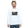 STAR WARS Mens Clone Wars Logo Sweatshirt