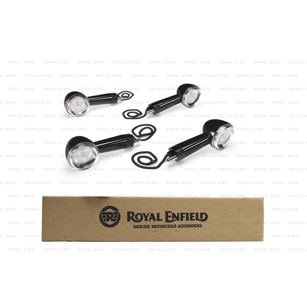 Royal Enfield Meteor 350 "Black LED Indicators 4 Pcs Set"