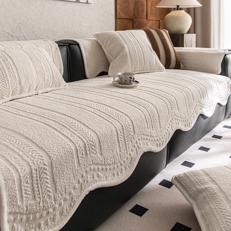 Protective Cover Sofa Mat Thickened Sofa Towel Short Plush Washable Wrinkle-Resistant And Multiple Specifications To Choose From