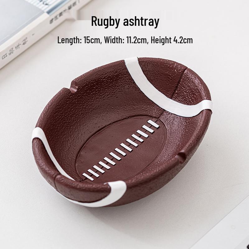 Banyan Anti-Fall Basketball Ashtray: Creative, Trendy, and Fly-Proof for Home or Office