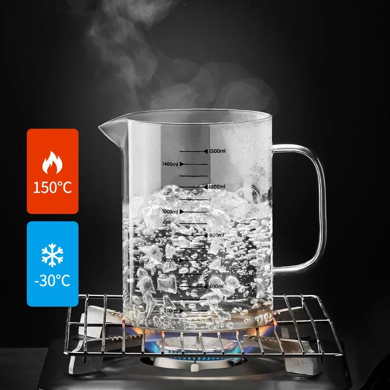 Glass Oil Strainer Container with Fine Mesh Strainer for Bacon Grease, Nut Milk, Soy Milk Tea Residues and All Purpose Straining