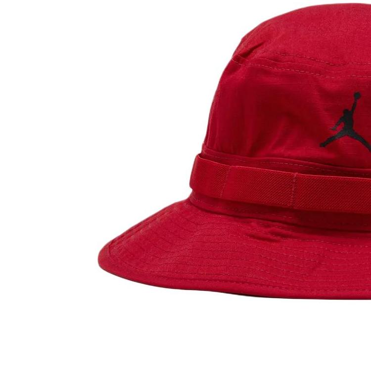 Nike Logo Design Cotton Nylon Spandex Polyester Rubber Fisherman Hat Unisex Hats Red HM5753-687
