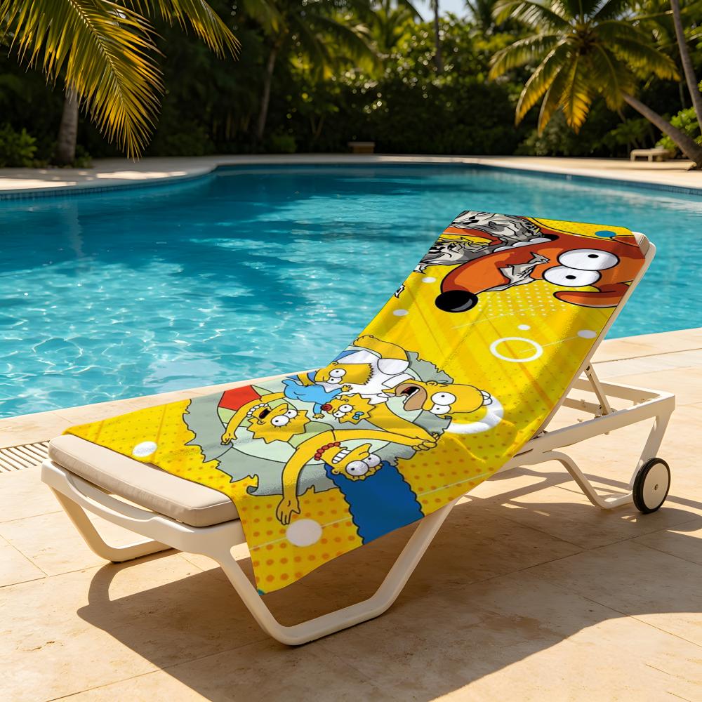 Cartoon T-The S-Simpsons Towel Beach Blanket Towel For Travel Gym Shower Luxury Lightweight Camping Pool hot