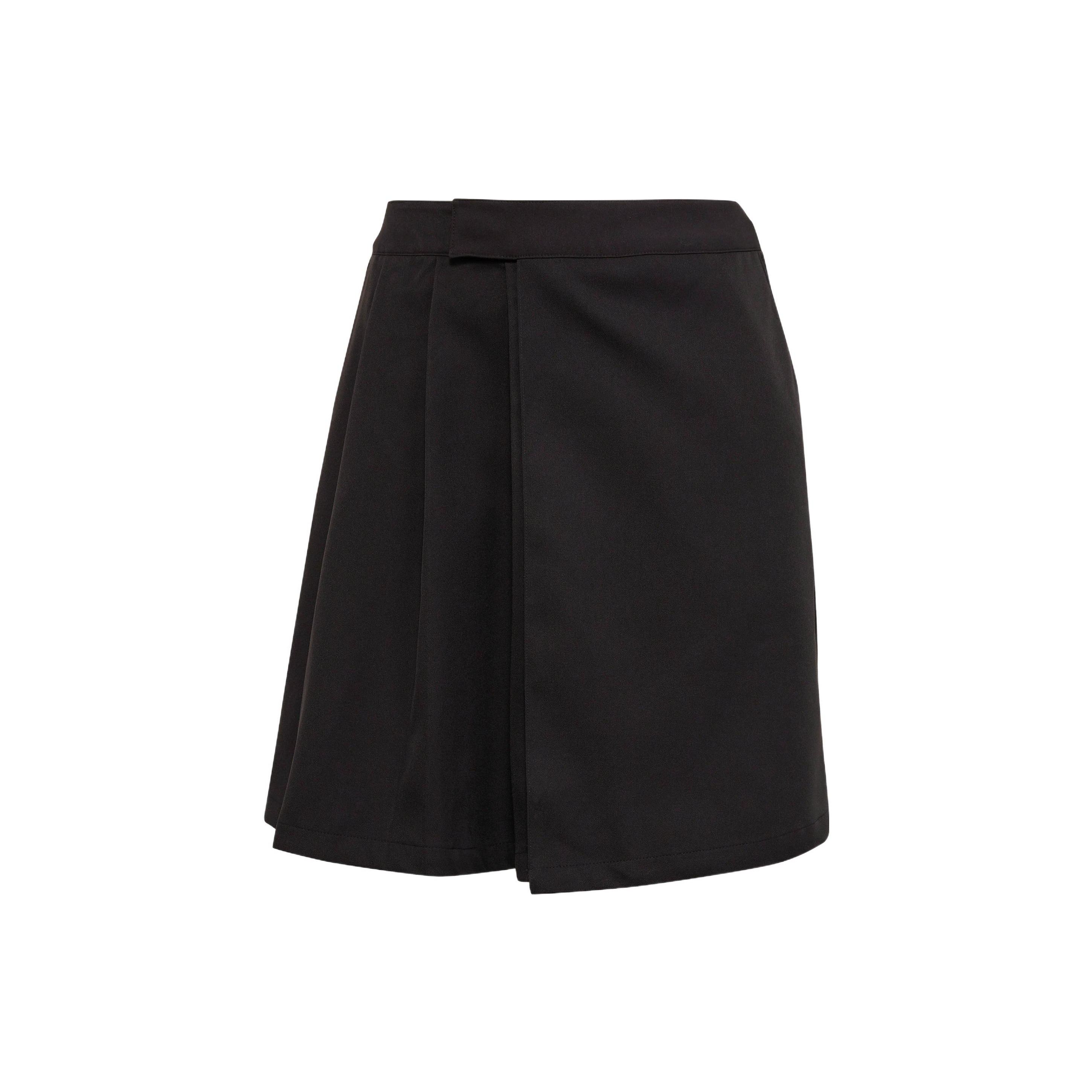 Adidas Originals Adicolor Contempo Pleated Loose Sports Skirt Women Black HN3669 S
