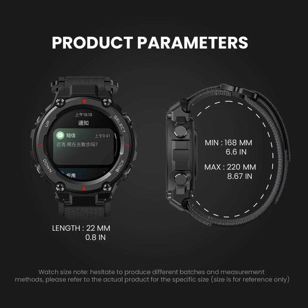 Nylon Strap For Amazfit T-rex 2 3 Ultra Watch Band For Huami Amazfit Trex Pro T Rex Sport Belt Smartwatch Bracelet Accessories