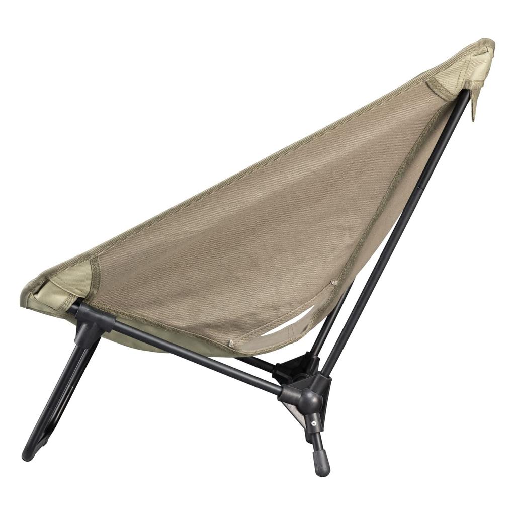 BUNDOK Base Chair BD-110 Khaki, Low Seat, Ideal for Campfires