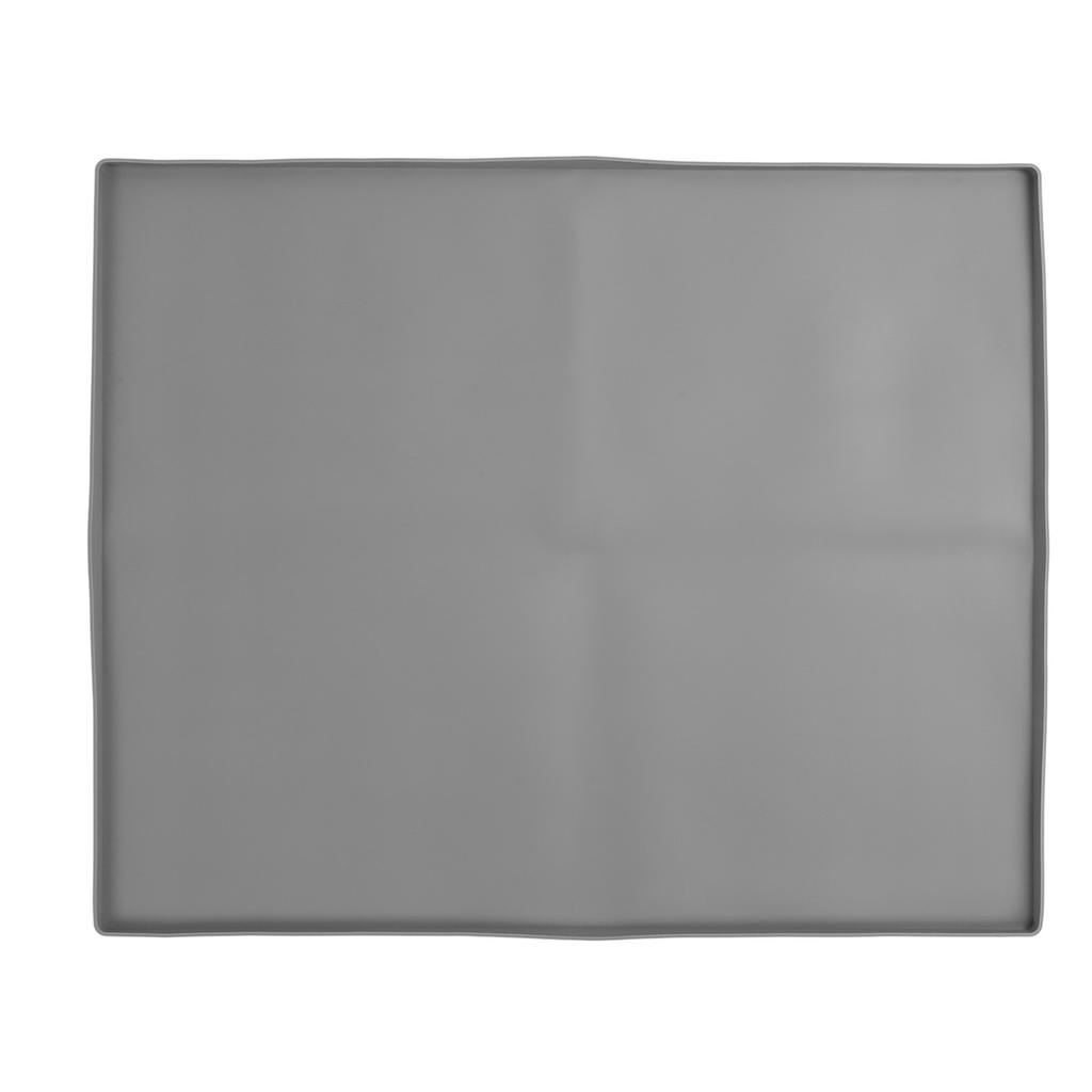 Top Loading Washer Dryer Mat Anti Slip Dustproof Waterproof Silicone Protector Mat for Laundry Room Gray