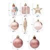 Christmas Tree Ornaments Festive Party Decor Charming Colors