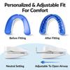 Anti-Snoring Mouthpiece Anti-Snoring Device Night Time Teeth Mouthguard Adjustable Sleeping Mouth Guard for Bruxism Stop Snoring