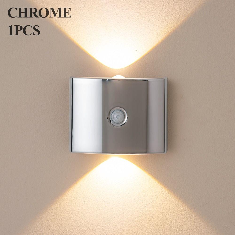 Infrared Sensor LED Induction Wall Lamp Magnetic Installation 3 Color/Neon light PIR Sensor Wall Sconce Multi-functional