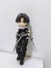 [TOYBARJAPAN] Actionfigur im Maßstab 1:12 Sonderangebot: Schwarzes Modefunktionelles Bekleidungsset (Oben und unten) mit Latzhose, Kompatibel mit männlich/weiblich