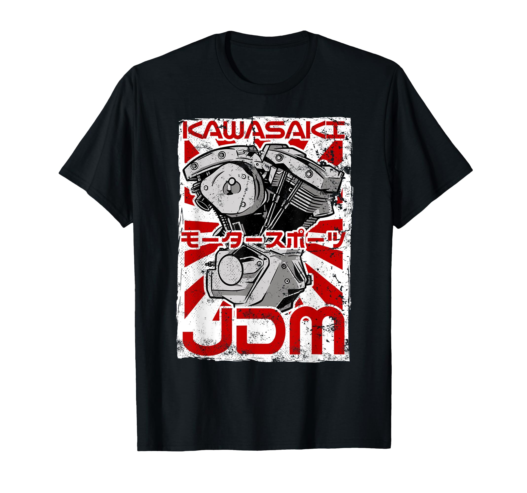 

Kawasaki City 90s Retro Japanese Aesthetic 80s Kawasaki T-Shirt чёрный