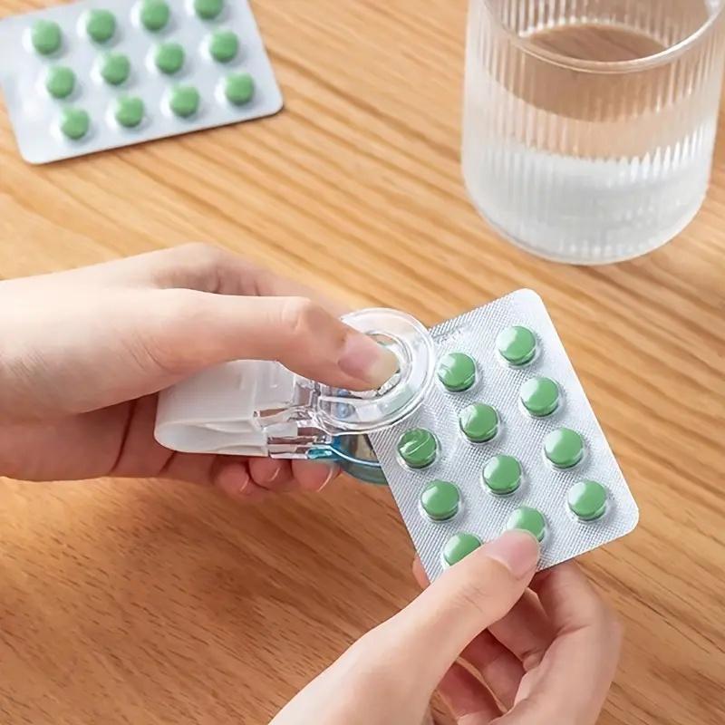 Portable Pill Dispenser & Splitter | Hygienic & Easy Medication Organizer for On-the-Go