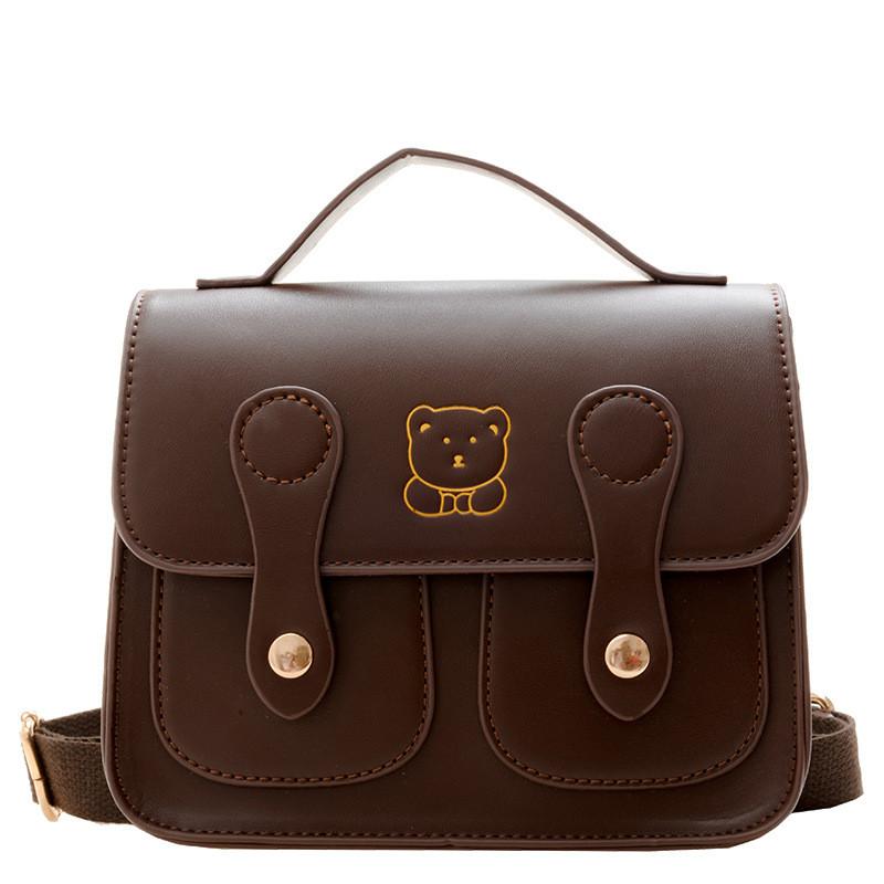 Bag Kids Bear Casual Backpack Pu Material With Shockproof And Design Lightweight