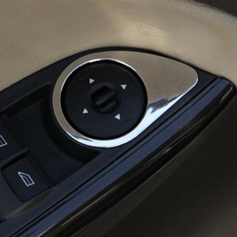 For Ford Focus 3 Focus3 MK3 2012 - 2018 Side Rearview Mirror Adjustment Knob Button Sticker Cover Trim Interior Accessories