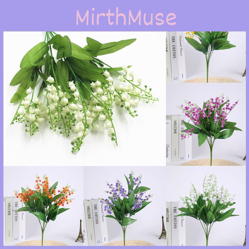 Elegant 7 Branch Artificial Lily Of The Valley Bouquet For Stunning Home And Wedding Decor