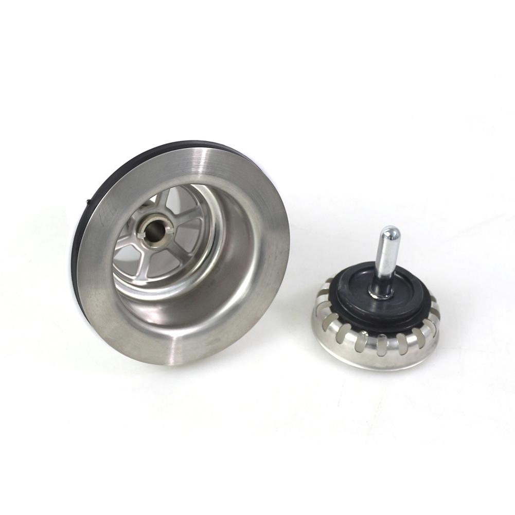 Sink Strainer Modern Opening 60mm Silver Stainless Steel