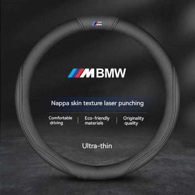 For M X1 X3 X4 X5 X7 M3 M4 M5 E46 E39 E60 E90 E91 E36 E87 F10 F20 F30 Car Anti-slip Carbon Fiber Suede Steering Wheel Cover