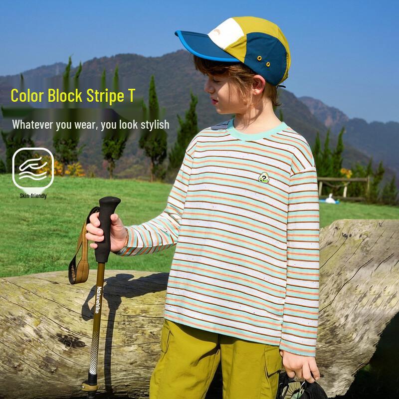 ASK JUNIOR Kids  Color-Blocked Long-Sleeve T-Shirt XXL